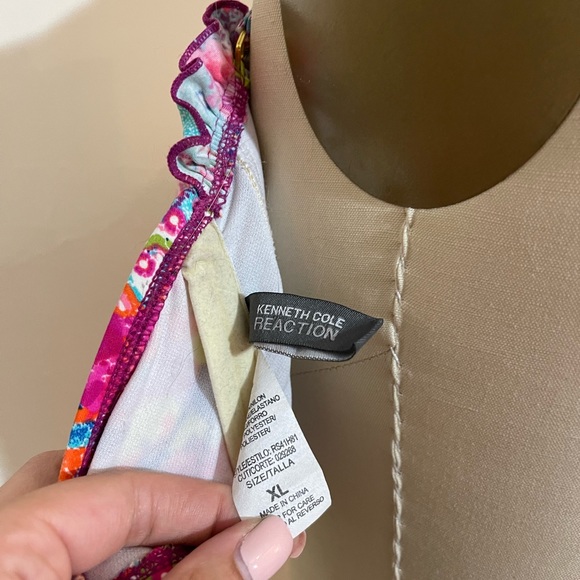 PAISLEY PRINT XL BIKINI TOP - Picture 4 of 4